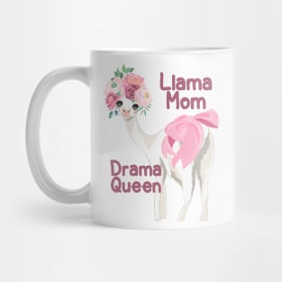 Llama Mom Drama Queen Mug